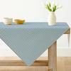 Luzzxfa Navy Blue Striped Polyester Tablecloth, 33.5 x 33.5 in view 1