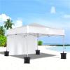 UJEDFHV Foldable Sandbag Tent Weights for Gazebos and Canopies, 4 Pieces view 3