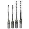Square-Hole Drill Bits, 4-Piece Set, High-Precision Bearing Steel Woodworking Tools, 6 mm, 6.4 mm, 8 mm, 9.5 mm view 1
