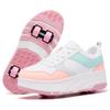 ANEFUN Girls' and Women's Roller Skate Sneakers with Removable Wheels view 1