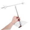 LAPYAPPE Adjustable Silver T-Shaped Tabletop Poster Holder view 4