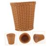 KAILIKETIY Woven Plastic Wastebasket in Country Style view 2