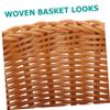 KAILIKETIY Woven Plastic Wastebasket in Country Style view 4