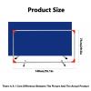 Table Tennis Barrier, Freestanding Court Divider, Red, 6-Pack view 2