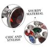 120 Rhinestone Rivet Studs, 8 mm, for Leather Crafts view 3