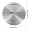 Built-In Stainless Steel Flip Lid for 17–20 cm Openings view 2
