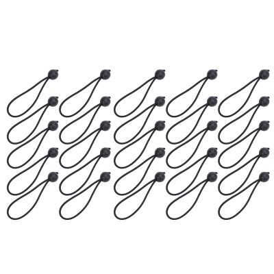 Fafeicy Bungee Balls for Secure Fastening, 25-Pack, 3.5 mm