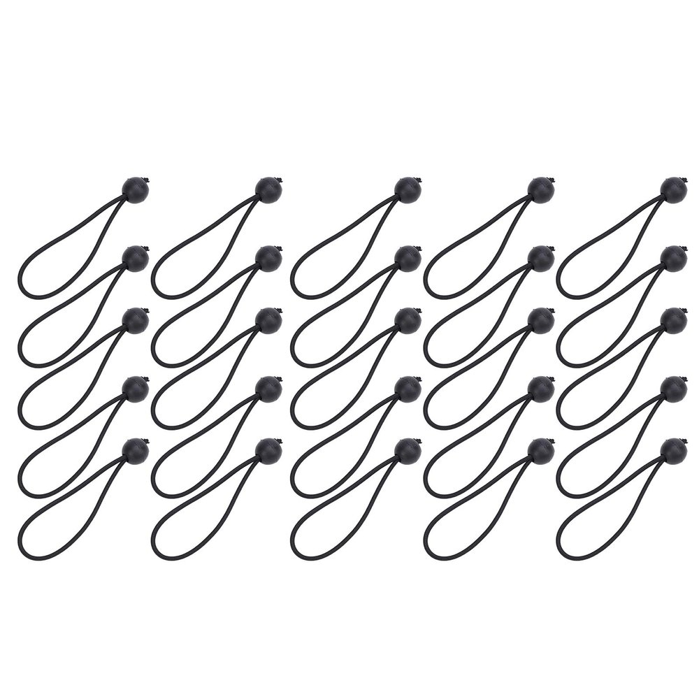 Fafeicy Bungee Balls for Secure Fastening, 25-Pack, 3.5 mm