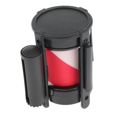 YGMNQAL 3 m Retractable Barrier Belt, Red and White