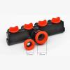 Leak-Proof Adjustable 4-Way Garden Hose Splitter view 3