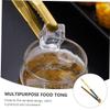 VICASKY Multipurpose Stainless Steel Grill Tongs with Non-Slip Handle, Random Color view 3