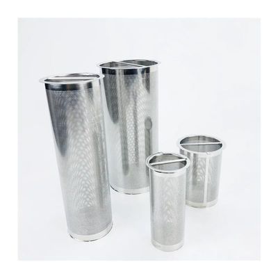 OOYIALET 4-Inch Gin Basket Filter for Home, 304 Stainless Steel, 220 mm Long, 96 mm Diameter, 0.5 mm Thick