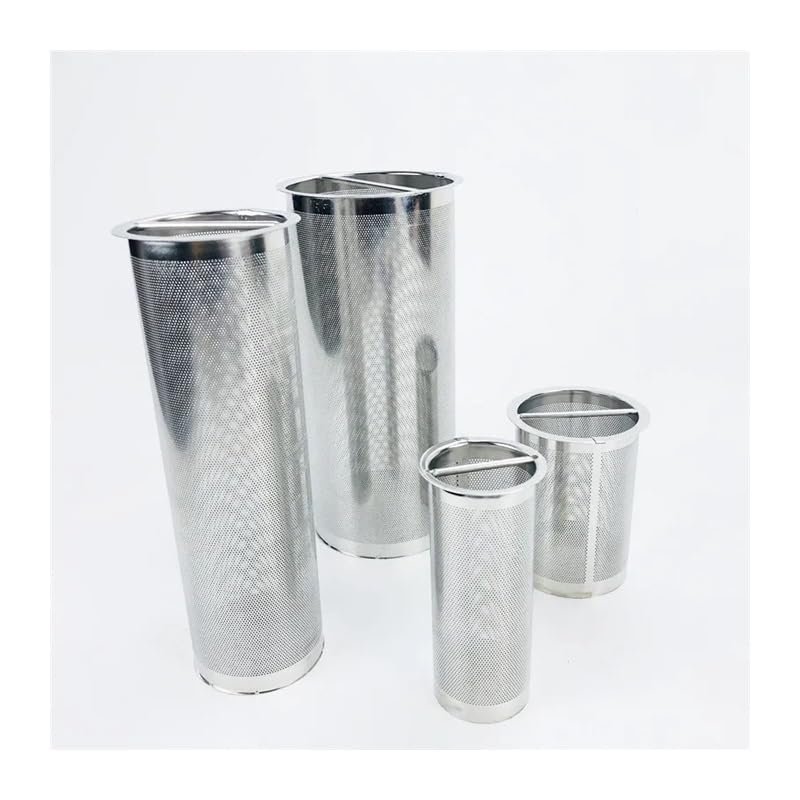 OOYIALET 4-Inch Gin Basket Filter for Home, 304 Stainless Steel, 220 mm Long, 96 mm Diameter, 0.5 mm Thick