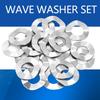 Tyenaza Stainless Steel Wave Spring Washers, M10 (20 Pieces) view 2