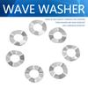 Tyenaza Stainless Steel Wave Spring Washers, M10 (20 Pieces) view 3