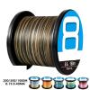 JBJYGSG 8X Braided Fishing Line, 300M/500M/1000M, 8-Strand Multifilament PE Line for Carp Fishing, Wire for DIY Crafts, 8X-Camo Aqua, 500M, 1.5-30LB view 2