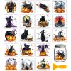 GLOBLELAND 18 Sheets Halloween Black Cat UV DTF Rub-On Transfers view 1