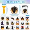 GLOBLELAND 18 Sheets Halloween Black Cat UV DTF Rub-On Transfers view 2