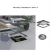 Generic Recessed Manhole Cover with Base, Square Drain Cover, 21.7 x 21.7 x 2 in view 3