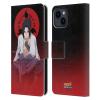 Head Case Designs Official Naruto Shippuden Sasuke Uchiha Faux-Leather Wallet Case for Apple iPhone 15 view 1