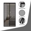 Magnetic Screen Door, 135 x 210 cm, Black, No-Drill Adhesive Mount view 4