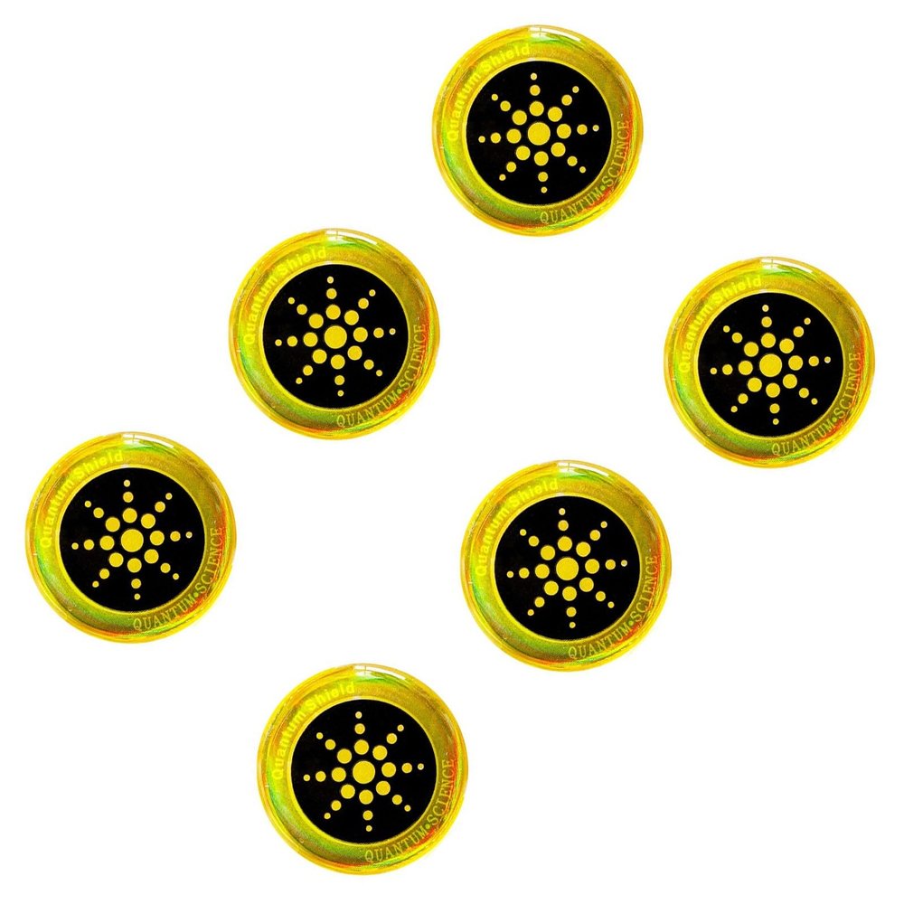 6 Therapy Radiation Shield Stickers for Phones and Electronics