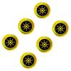 6 Therapy Radiation Shield Stickers for Phones and Electronics view 1