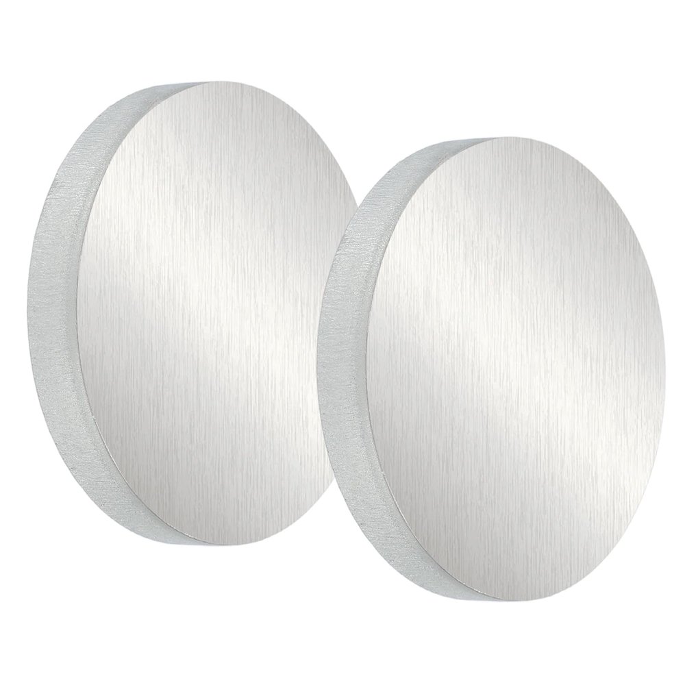 PATIKIL 2 Pcs 6061 Aluminum Disc, 3.9 x 5/9 in