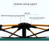 Automatic Outdoor Camping Tent, Rainproof, Thickened Hexagonal Aluminum Pole, Brown, 96 x 96 x 66 in view 2