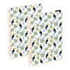 Mnsruu Toucan Spiral Notebook with Bird and Palm Leaf Design, 2-Pack, A5, Hardcover, Lined view 1