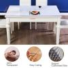 Transparent Table Cover, 2 mm Thick, Waterproof PVC Tablecloth, Leakproof, Wipe-Clean, Rectangular (90 x 160 cm) view 2
