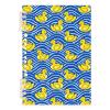 Mnsruu A5 Hardcover Spiral Notebook with Blue Waves and Yellow Ducks, 1 Count view 1