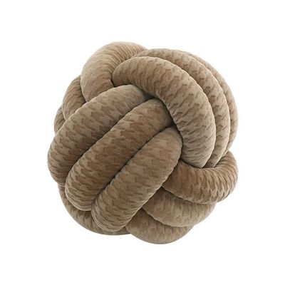 Evimstil Knot Pillow Ball, Beige, 20 cm
