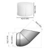 Reusable PVC Hydroponic Grow Baskets for Vertical Gardens view 2