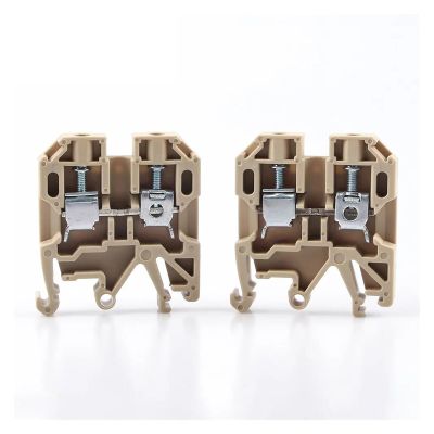 100-Piece SAK-4EN DIN Rail Terminal Block Set, Screw Connection