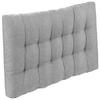 8 cm Thick Bench Cushion, 90 x 40 cm, Light Gray view 1