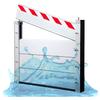 Mobile Flood Barrier Wall, 185–275 cm Long, Removable Flood Gate, I-O, 225 × 40 cm view 1