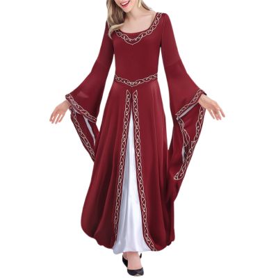 Women's Traditional Bavarian Dirndl Dress, Short/Midi Oktoberfest Costume