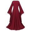 Women's Traditional Bavarian Dirndl Dress, Short/Midi Oktoberfest Costume view 4
