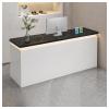 FENGZEQUAN Reception Desk, Modern Minimalist Counter with Privacy Screen, A15, 150 cm/59 in view 1