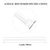 NUZBCPETR Solid Acrylic Round Rod, 500 mm Long, 60–80 mm Diameter, for Model Making and DIY Projects (70 mm Diameter) view 2