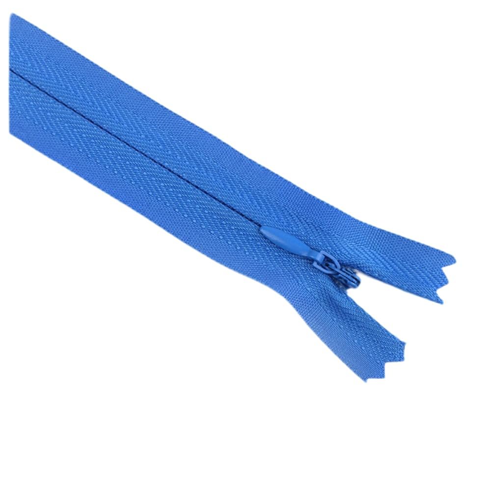 Aniyan 30 cm 2-Pack Invisible Spiral Zippers, Dark Blue