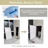Metal Access Panel for Pipes and Cables, 8x10 to 24x30 in, Wall/Ceiling Inspection Door, Electrical Access Hatch (15x20 cm/6x8 in) view 4