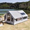 SULQING Inflatable 6–8 Person Family Tent with Stove Jack and Pump view 1