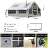SULQING Inflatable 6–8 Person Family Tent with Stove Jack and Pump view 2