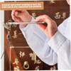 PRETYZOOM 5-Piece Copper Retro Calibration Weights for Traditional Chinese Medicine Scales view 2