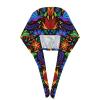 Anceky Colorful Floral Peeling Cap for Women and Men, Adjustable Surgical Work Cap with Sweatband view 3
