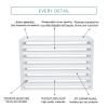 Outdoor Privacy Fence with Aluminum Slats for AC Units view 4