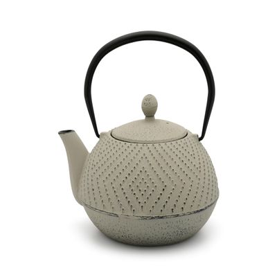 Bredemeijer Yuka Teapot 1.2 L, Warm Gray