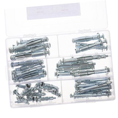 42-Piece Galvanized Carbon Steel Hollow Wall Anchors